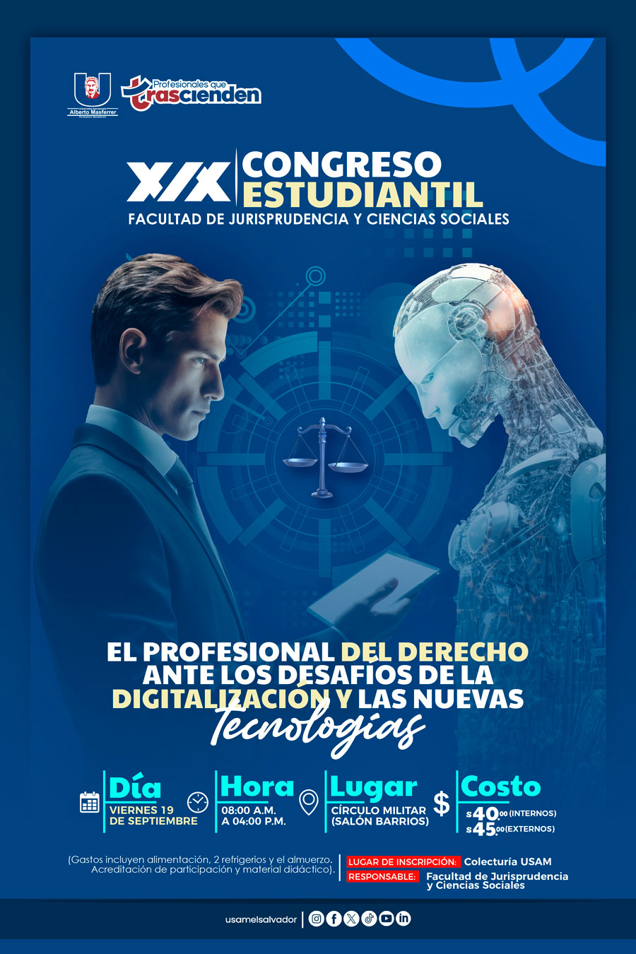 XIX Congreso Estudiantil de la Facultad de Jurisprudencia y Ciencias Sociales
