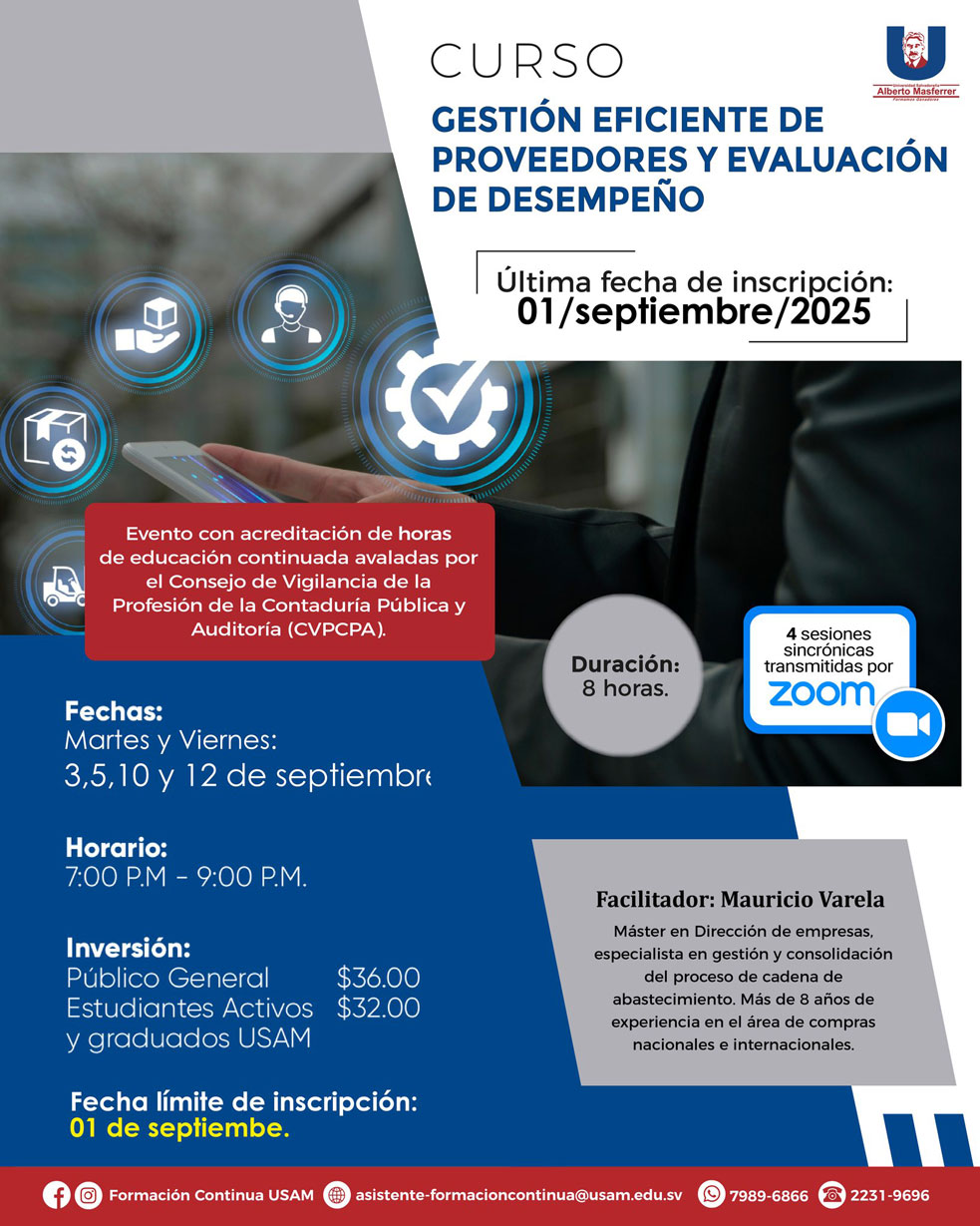 Gestión eficiente de proveedores y evaluación de desempeño